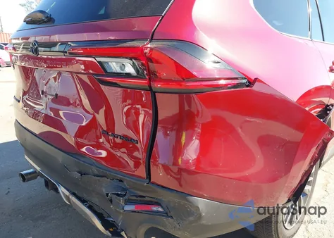 2025 Toyota Grand Highlander Hybrid Platinum Max из США, поврежденный, VIN 5TDADAB51SS024735